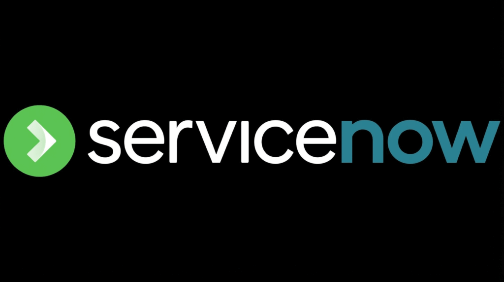 ServiceNow Logo Black Background